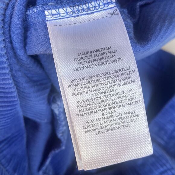 Ralph Lauren Romper Dress Blue Corduroy 9 month - Picture 7 of 7